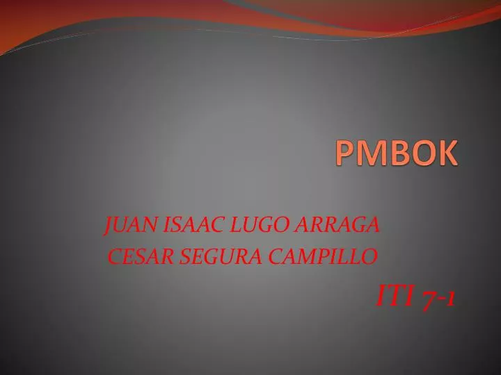 pmbok