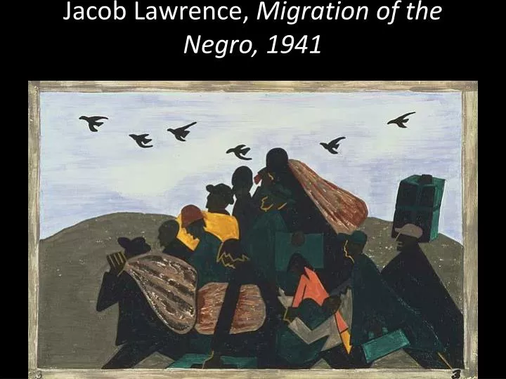 jacob lawrence migration of the negro 1941
