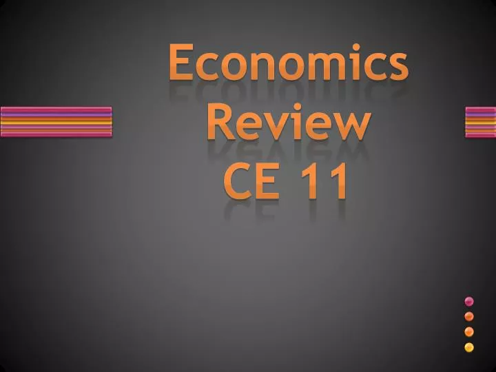 economics review ce 11