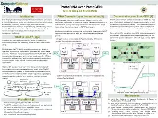 ProtoRINA over ProtoGENI