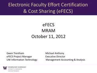 eFECS MRAM October 11, 2012