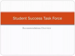 student success task force