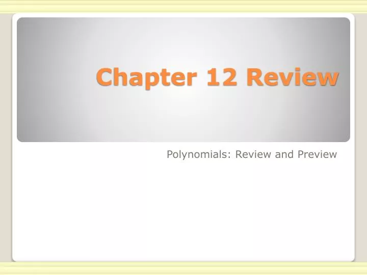 chapter 12 review