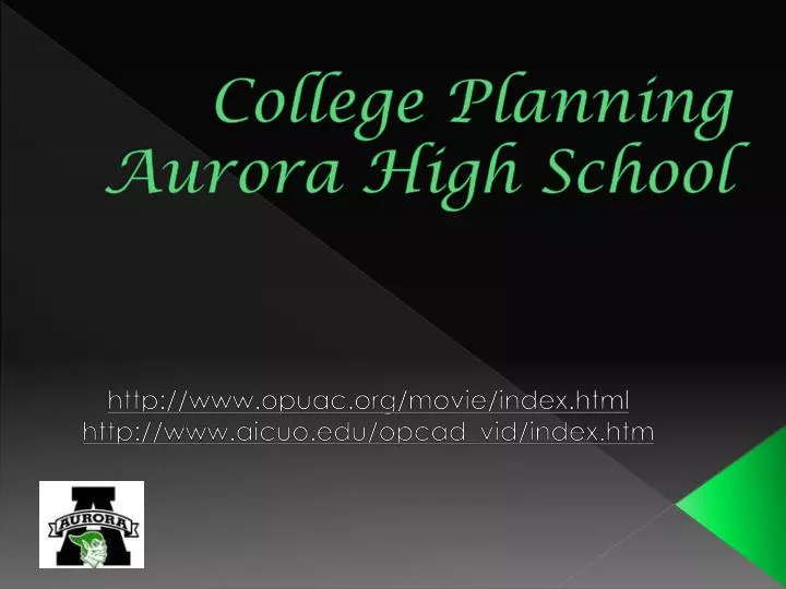 college planning aurora high school
