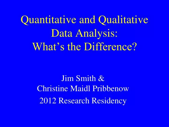 quantitative and qualitative data analysis what s the difference