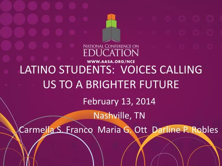latino students voices calling us to a brighter future