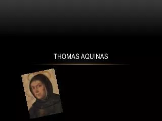 Thomas Aquinas