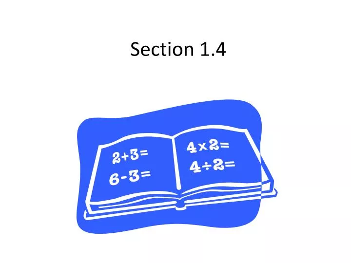 section 1 4