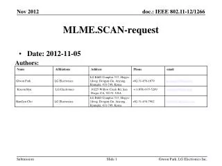 MLME.SCAN-request