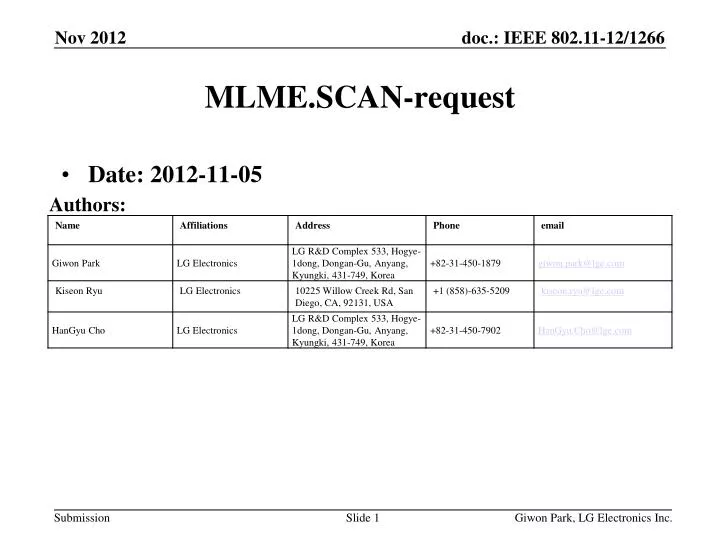 mlme scan request