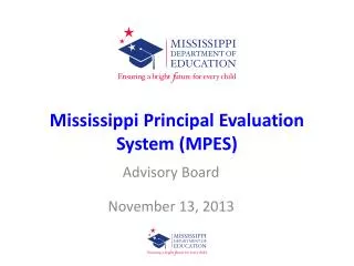 Mississippi Principal Evaluation System (MPES)