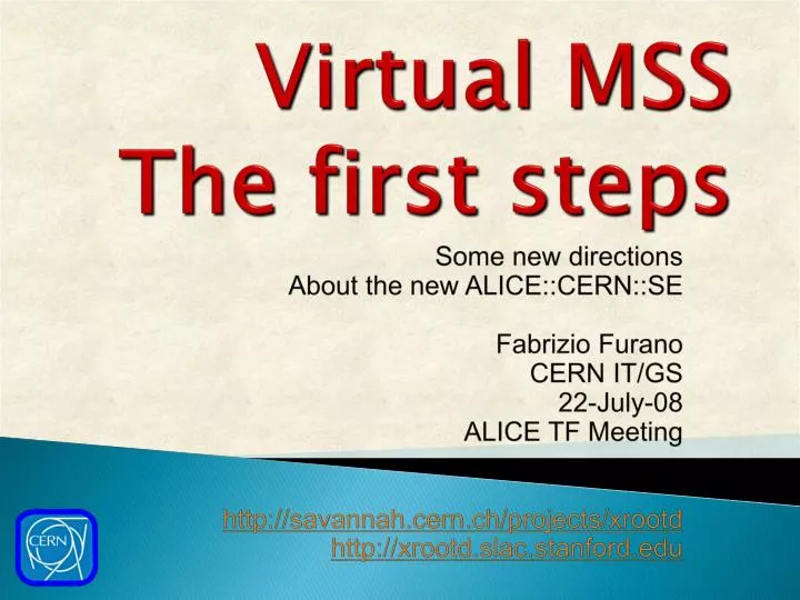 virtual mss the first steps