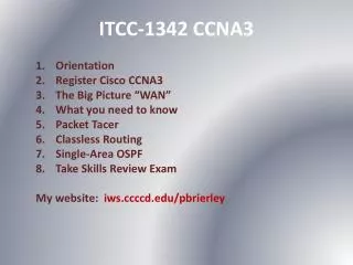 ITCC-1342 CCNA3