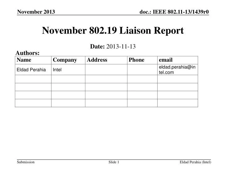 november 802 19 liaison report