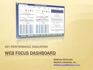 web FOCUS DASHBOARD