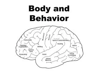 Body and Behavior