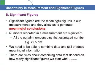 B. Significant Figures