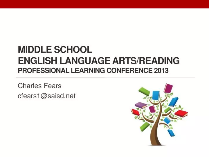 middle school english language arts reading professional learning conference 2013