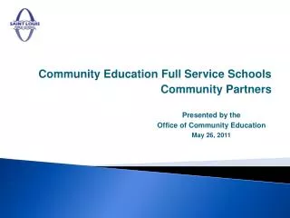Community Education Full Service Schools Community Partners