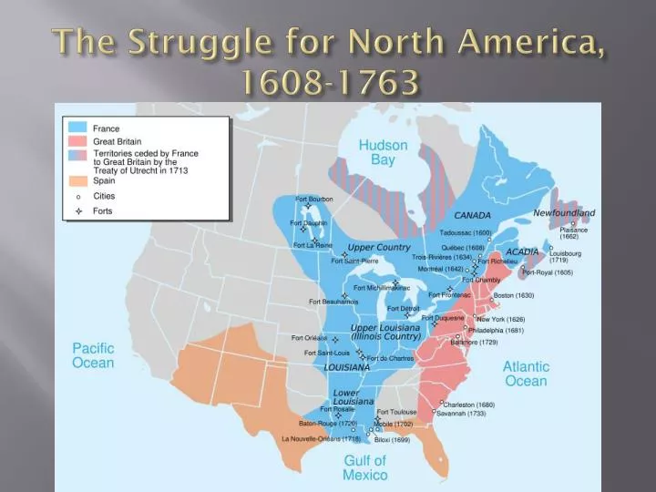 the struggle for north america 1608 1763