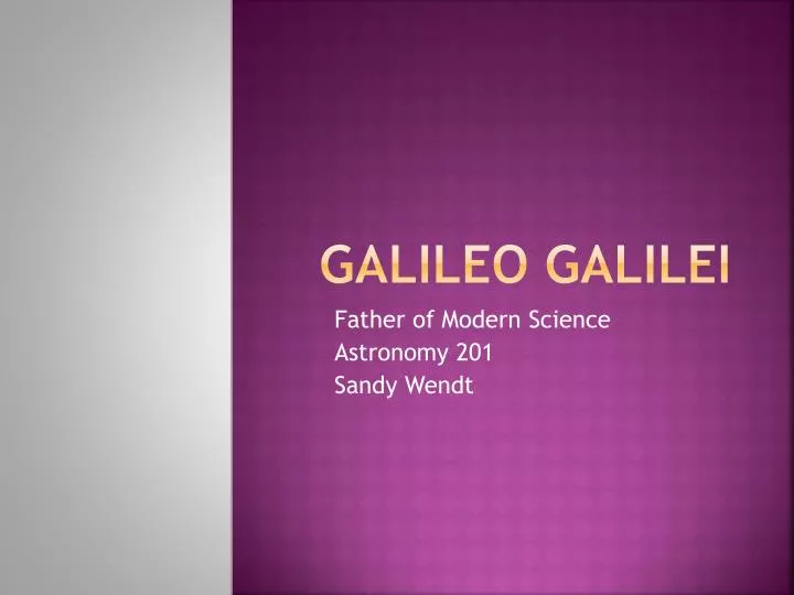 galileo galilei