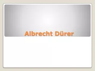 albrecht d rer