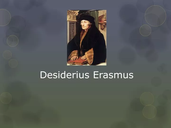 desiderius erasmus