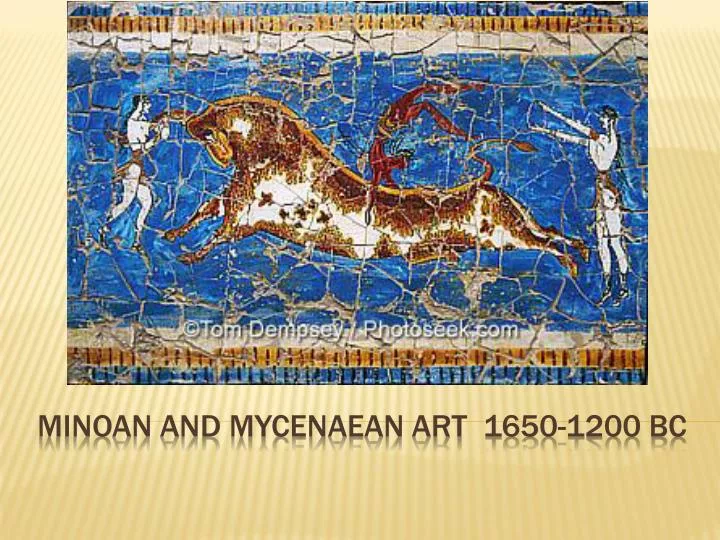 minoan and mycenaean art 1650 1200 bc