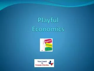 Playful Economics