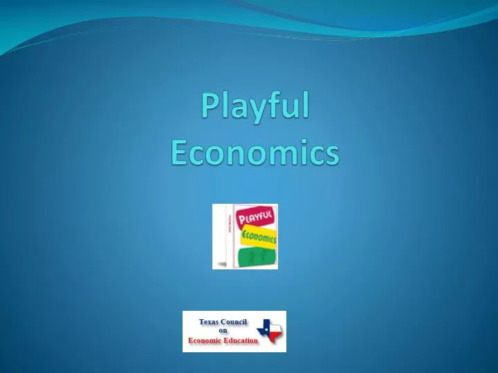 playful economics