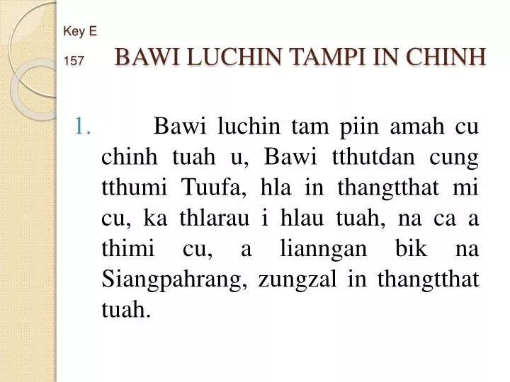 key e 157 bawi luchin tampi in chinh