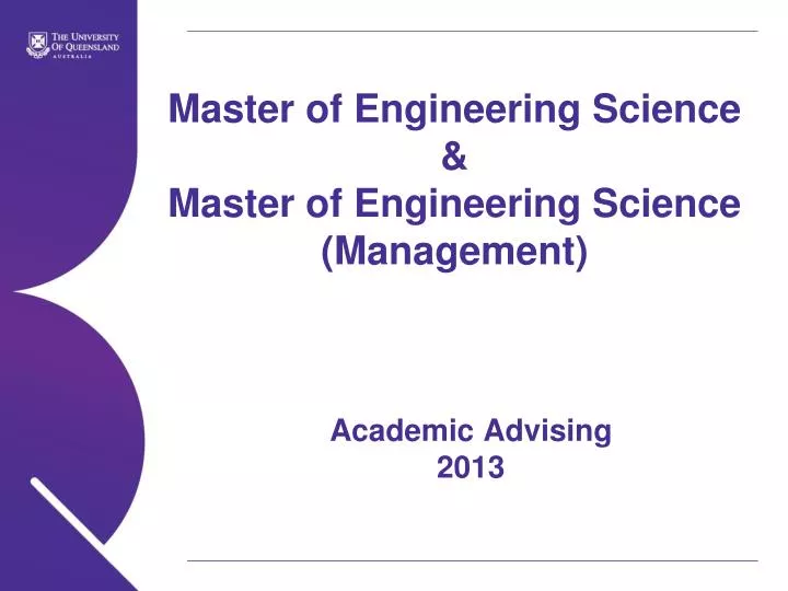 master of engineering science master of engineering science management