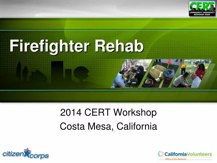 firefighter rehab