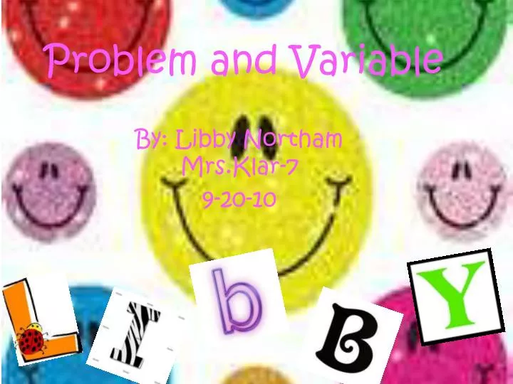 problem and variable