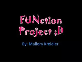 FUNction Project ;D