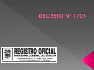 decreto n 1701