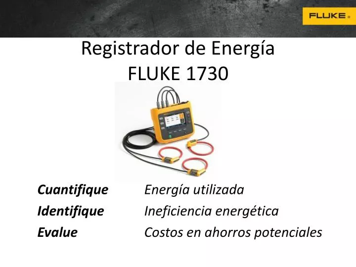 registrador de energ a fluke 1730