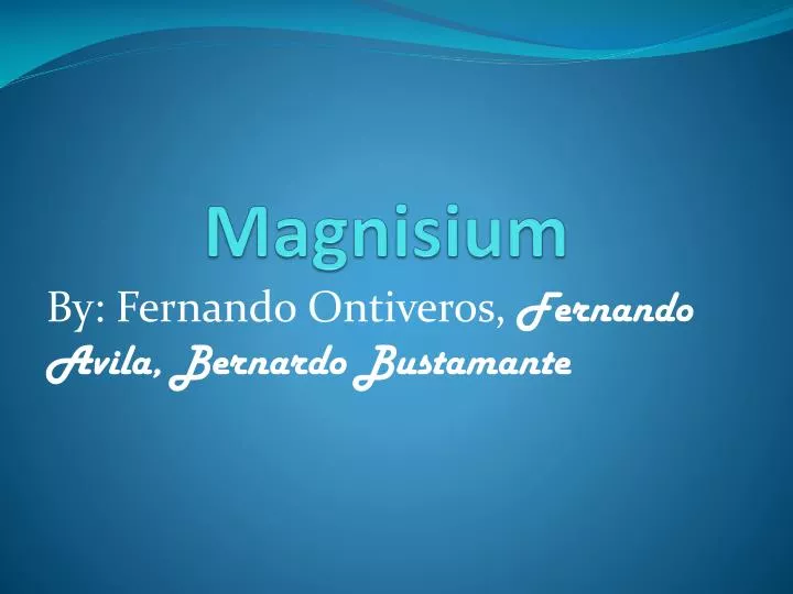 magnisium