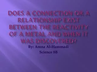 By: Amna Al-Hammadi Science 8B