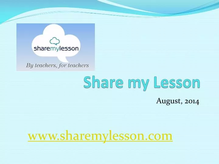 share my lesson