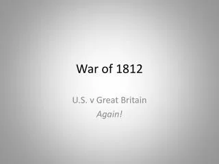 War of 1812