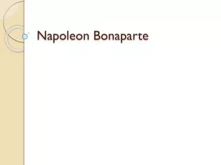 napoleon bonaparte
