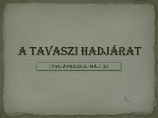 a tavaszi hadj rat