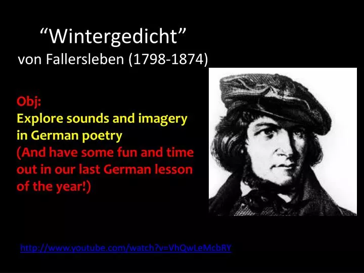 wintergedicht von fallersleben 1798 1874