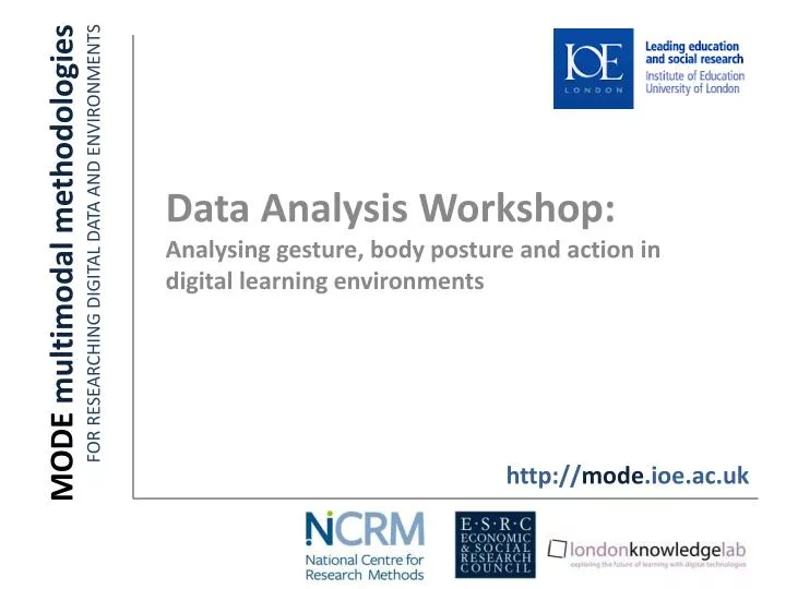 mode multimodal methodologies for researching digital data and environments