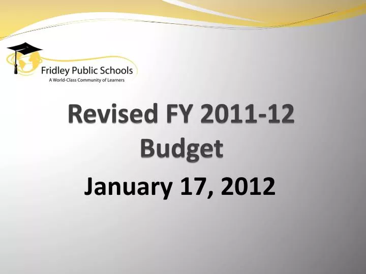revised fy 2011 12 budget