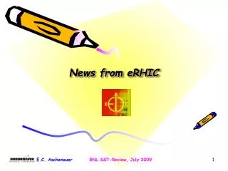 News from eRHIC