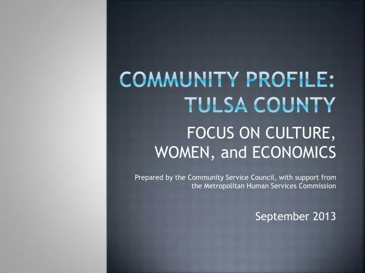 community profile tulsa county