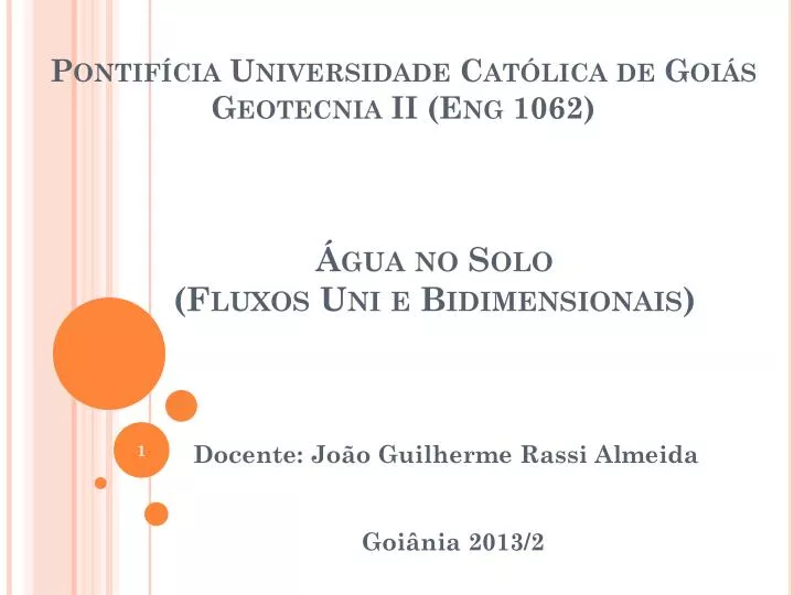 pontif cia universidade cat lica de goi s geotecnia ii eng 1062