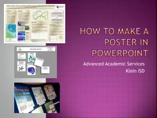 How to make a poster in powerpoint